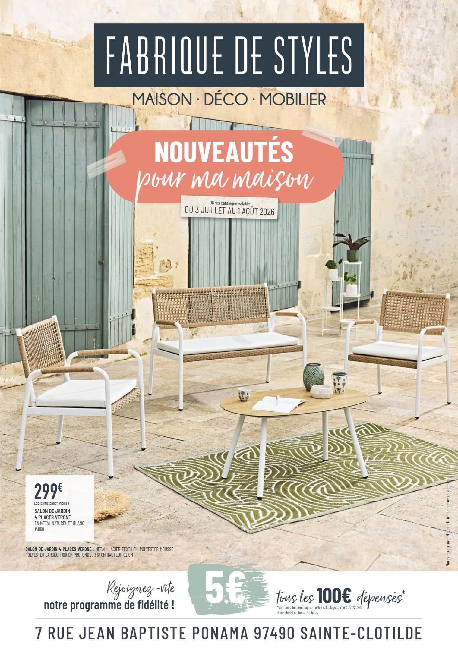 NOUVEAUTÉS POUR MA MAISON