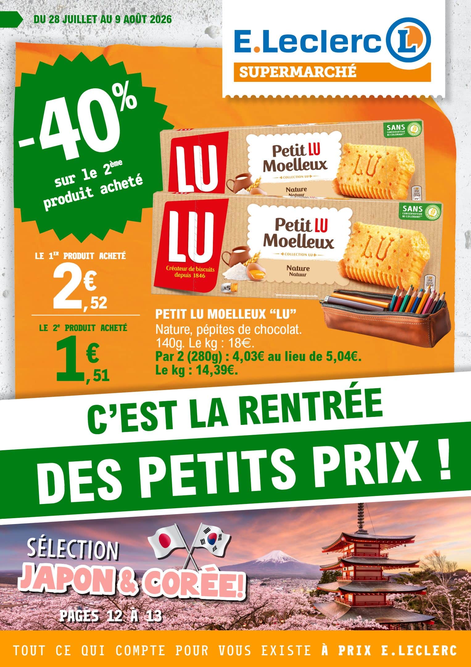 C'EST LA RENTRÉE DES PETITS PRIX