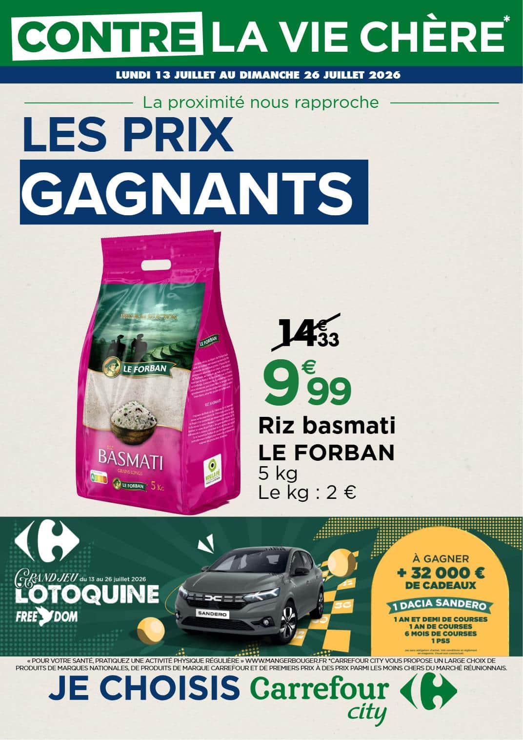 LES PRIX GAGNANTS