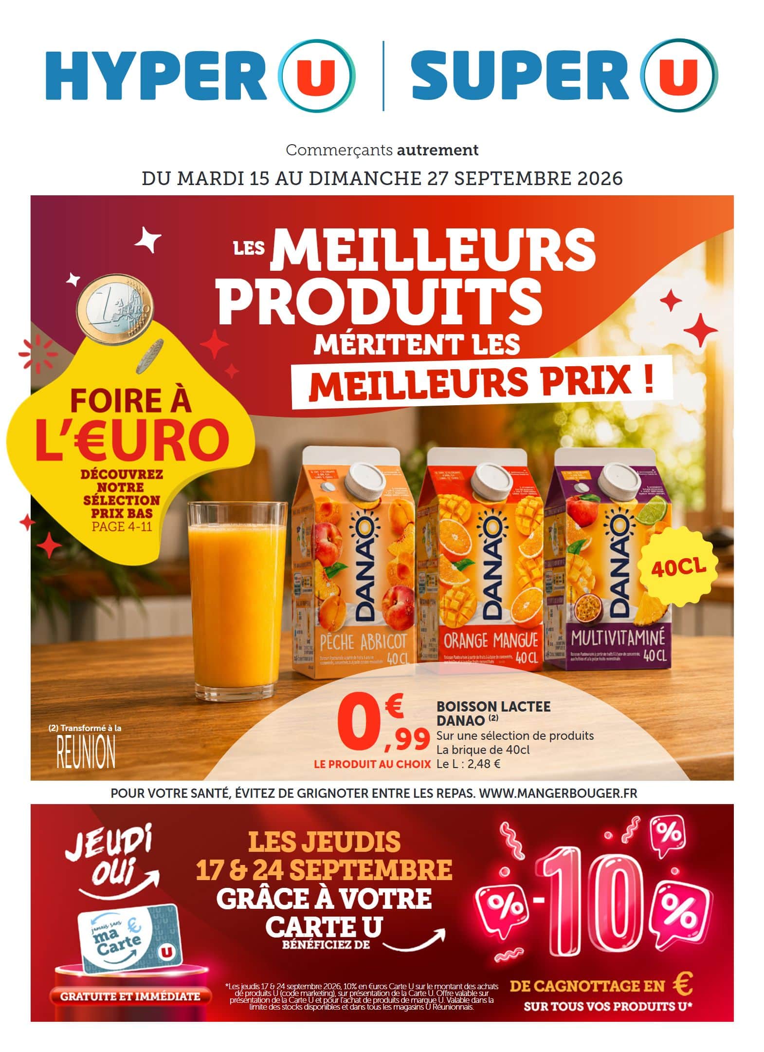 LES MEILLEURS PRODUITS MÉRITENT LES MEILLEURS PRIX !