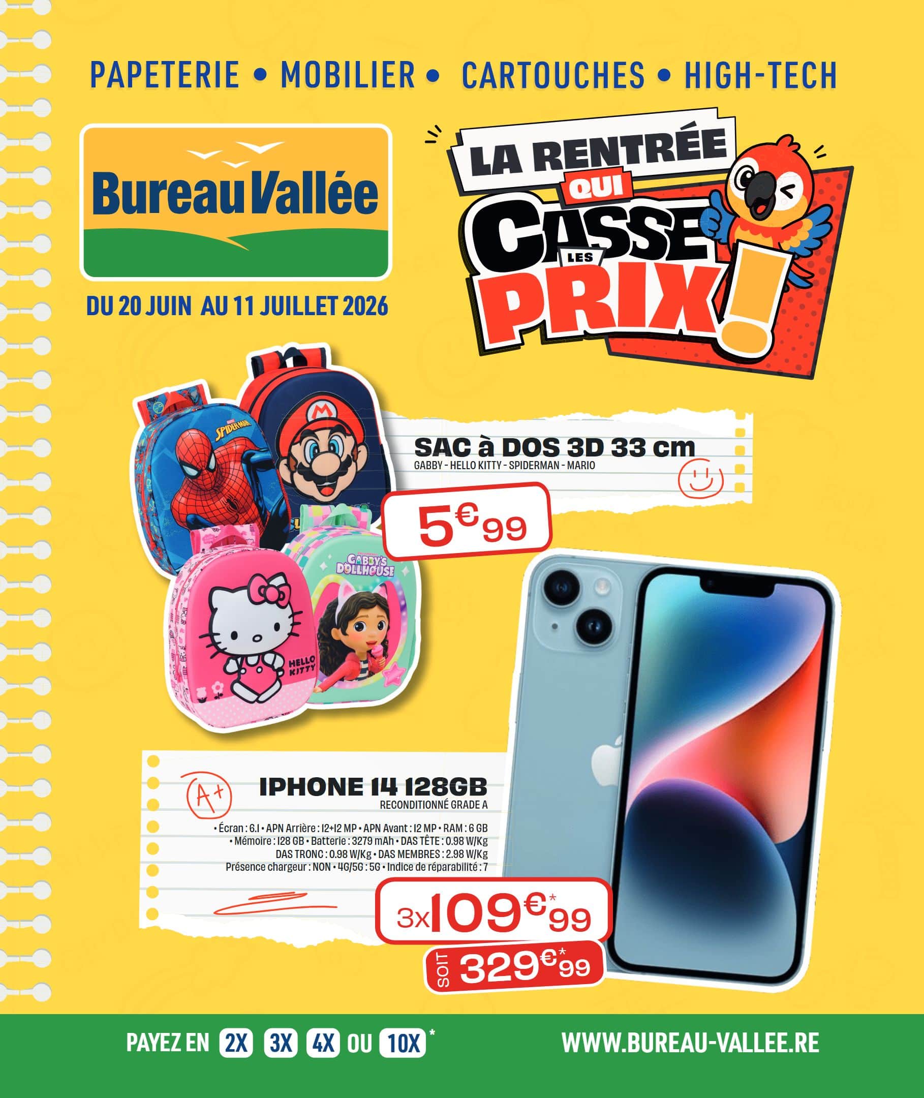 LA RENTRÉE QUI CASSE LES PRIX