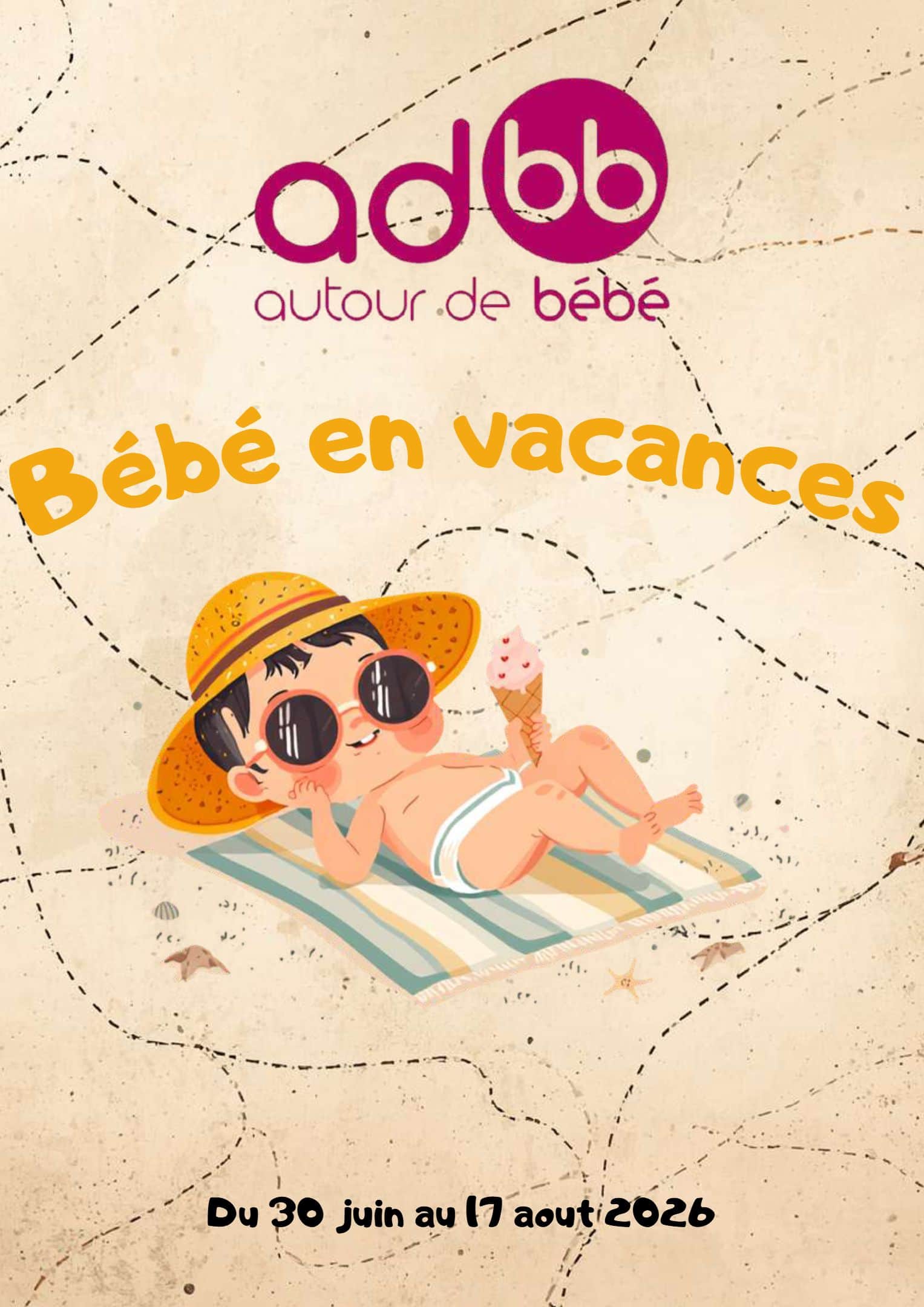 BÉBÉ EN VACANCES