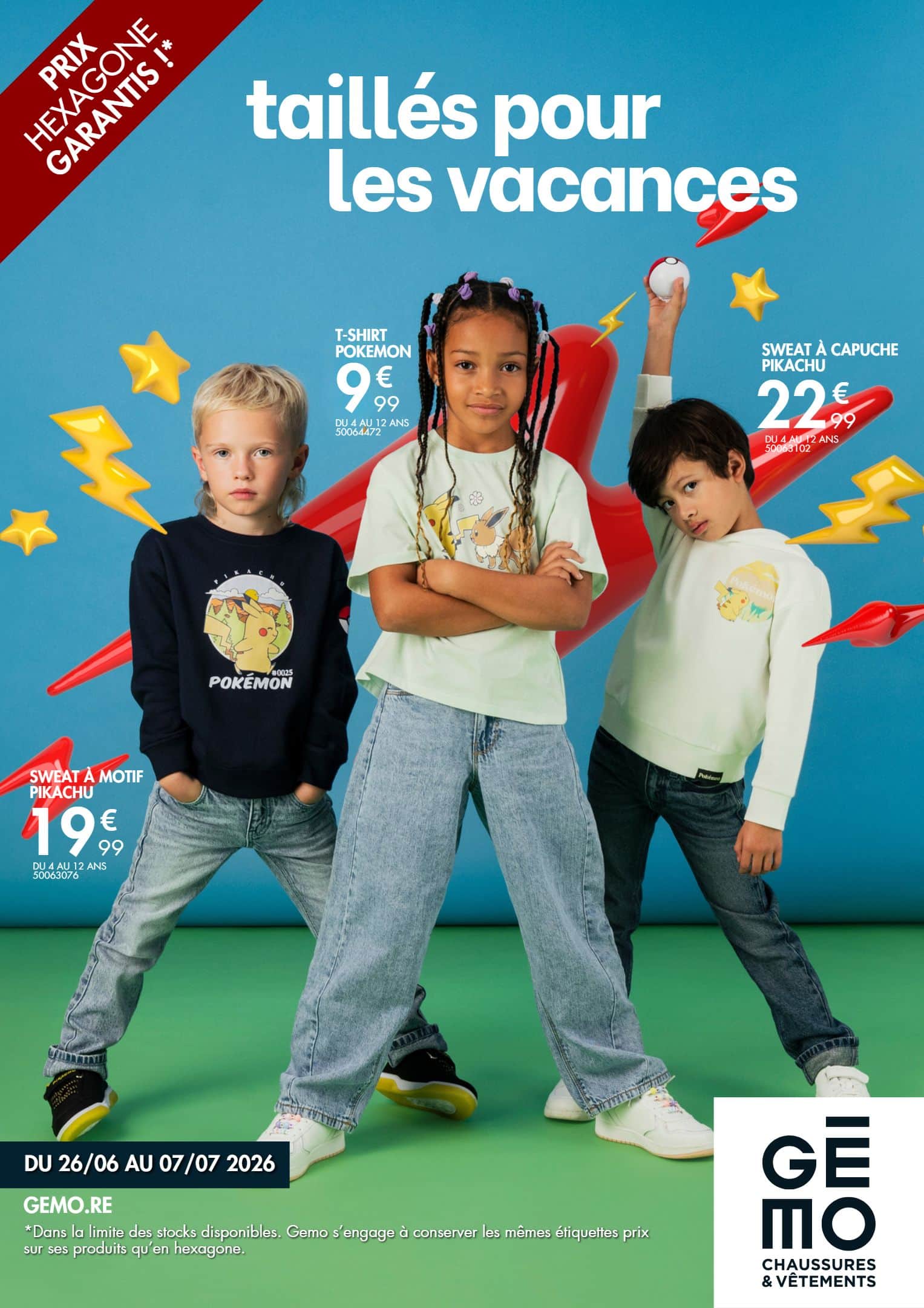 TAILLÉS POUR LES VACANCES