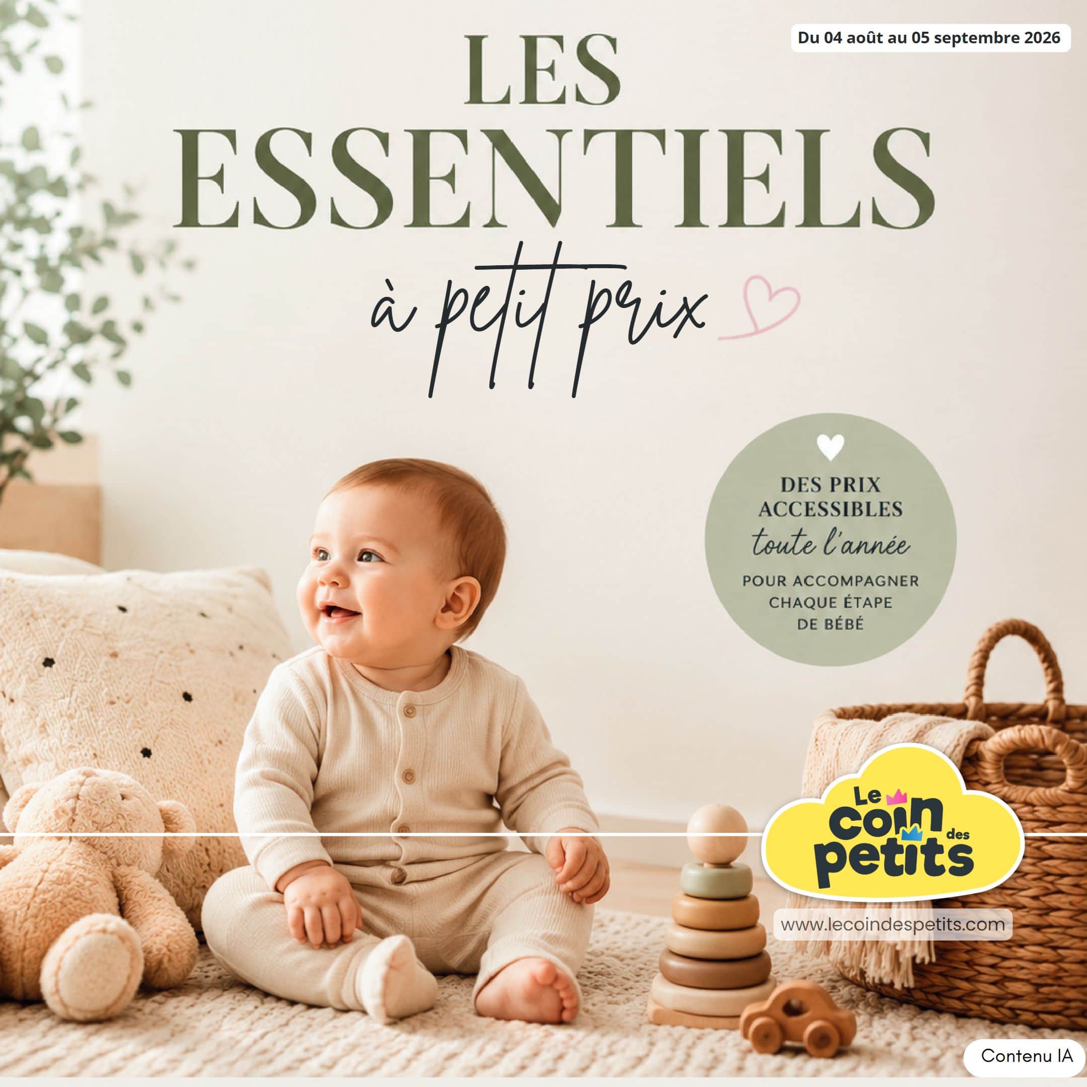 LES ESSENTIELS À PETIT PRIX