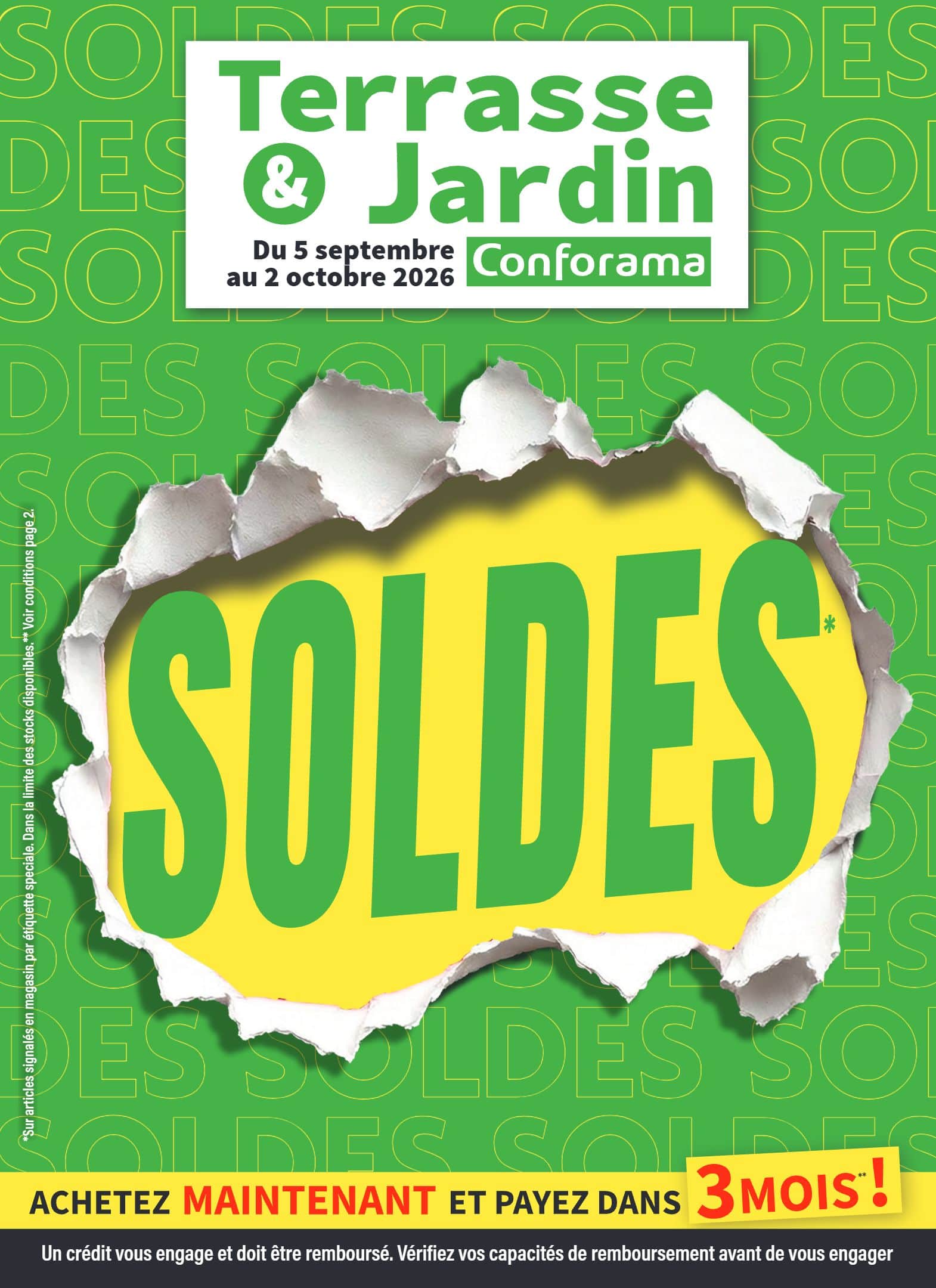 TERRASSE & JARDIN SOLDES