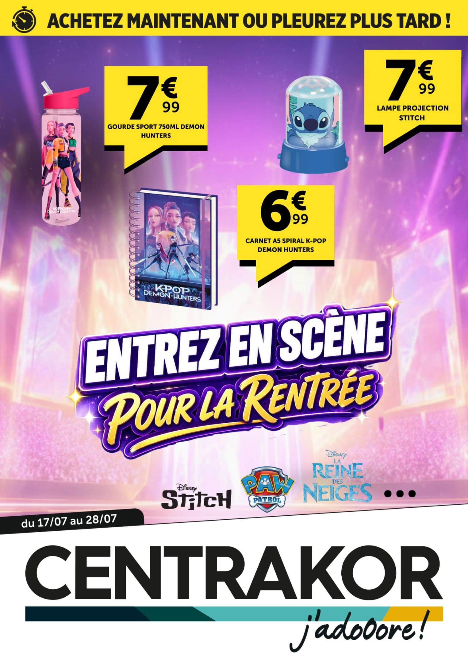 ENTREZ EN SCÈNE POUR LA RENTRÉE