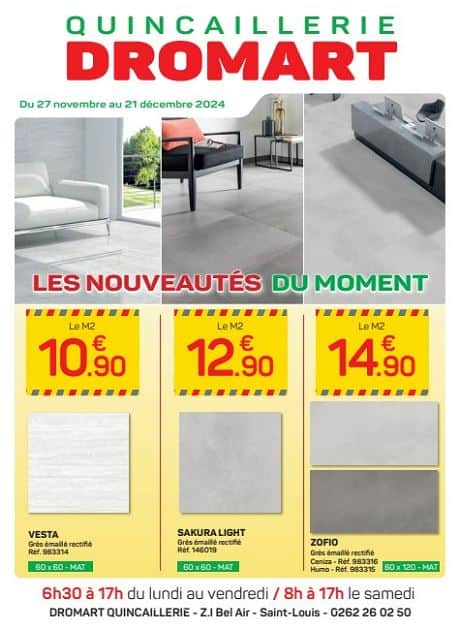 LES NOUVEAUTÉS DU MOMENT