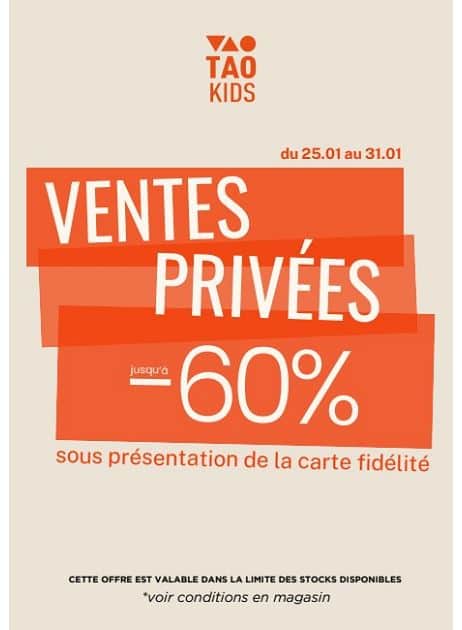 VENTES PRIVÉES