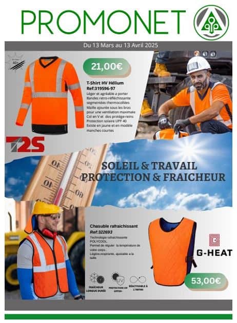 SOLEIL ET TRAVAIL, PROTECTION ET FRAICHEUR