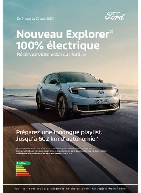 NOUVEAU EXPLORER 100% ÉLECTRIQUE