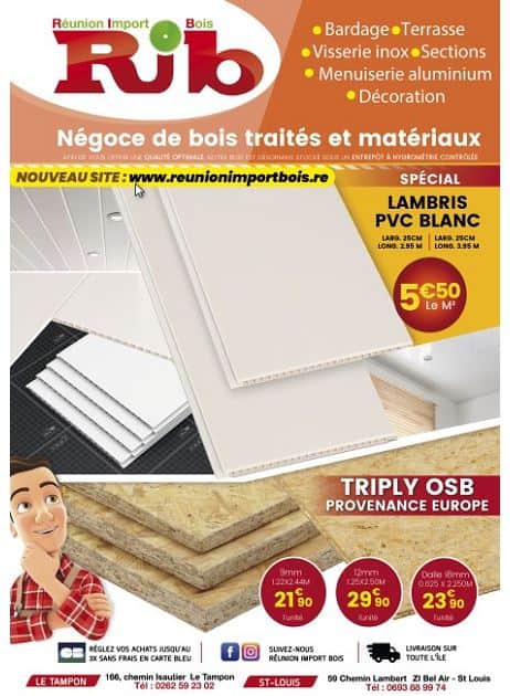 RÉUNION IMPORT BOIS