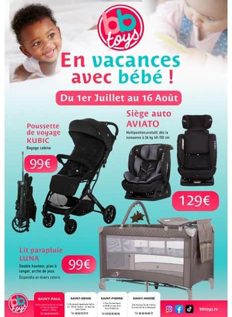 EN VACANCES AVEC BÉBÉ !