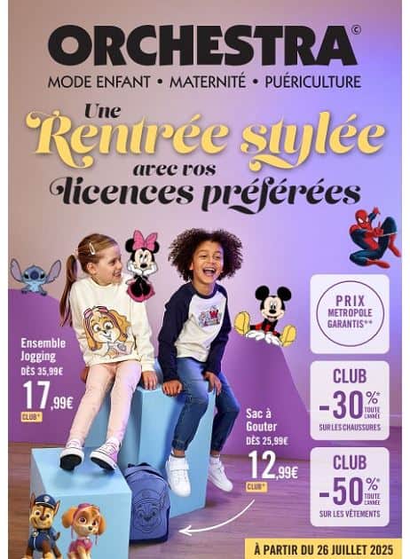 UNE RENTRÉE STYLÉE AVEC VOS LICENCES PRÉFÉRÉES