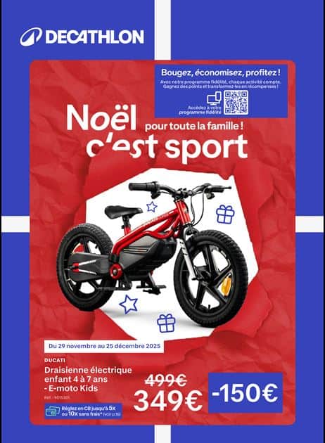 NOEL POUR TOUTE LA FAMILLE C'EST SPORT
