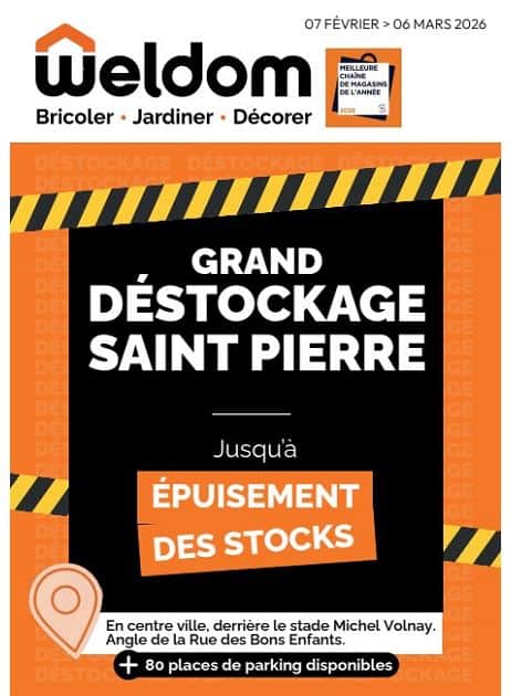 GRAND DÉSTOCKAGE SAINT PIERRE