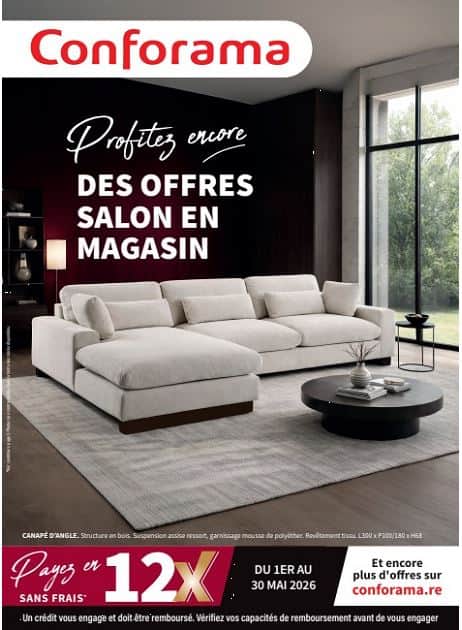 DES OFFRES SALON EN MAGASIN