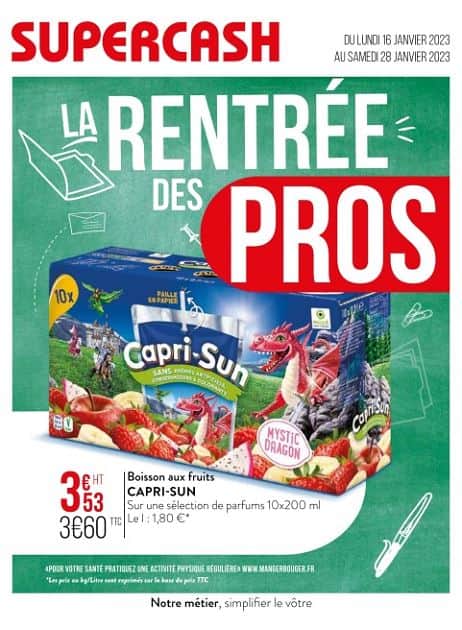 LA RENTREE DES PROS