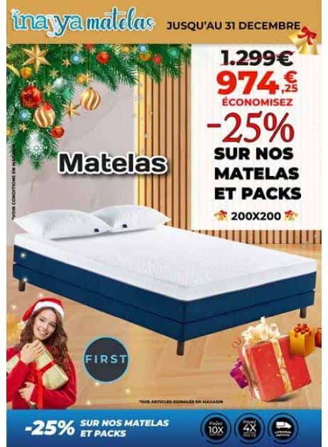 PROMOS SUR LES MATELAS 