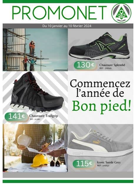 COMMENCEZ L ANNEE DE BON PIED