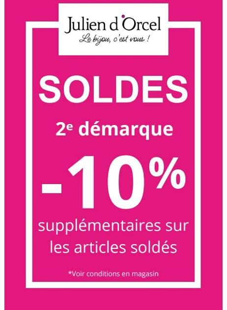 SOLDES 2E DÉMARQUE