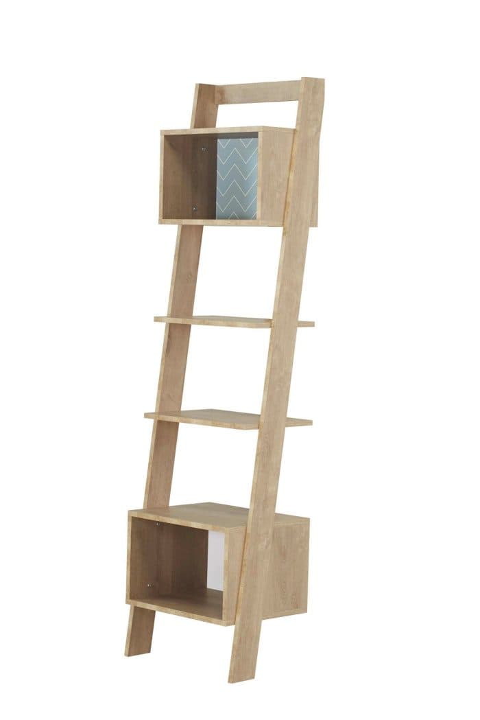 BIBLIOTHEQUE LARVIK 2 TABLETTES 2 CASES - MULTICOLORE - Image 2