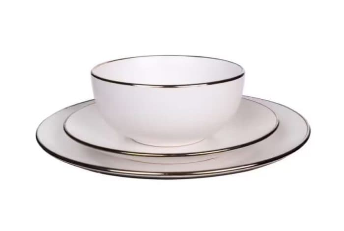 SERVICE VAISSELLE 18 PIECES PERLE BLANC - Image 2