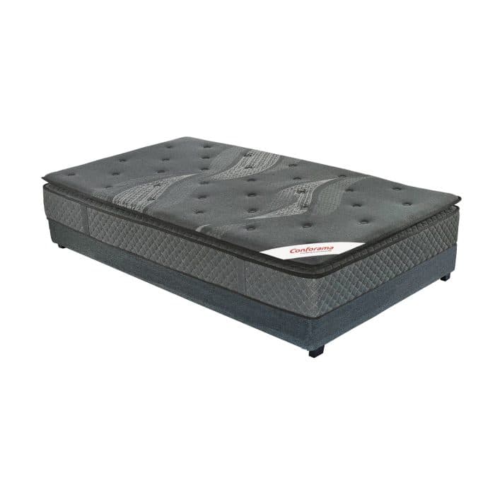MATELAS + SOMMIER + PIEDS 90 X 190 CM - Image 2