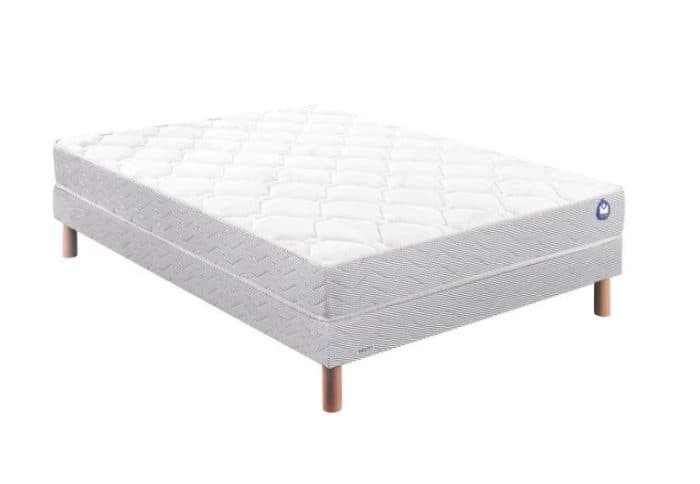 MATELAS MOUSSE 160 X 200 + SOMMIER + 2 OREILLERS - RUNNER PLUS ( SANS PIEDS ) - Image 2