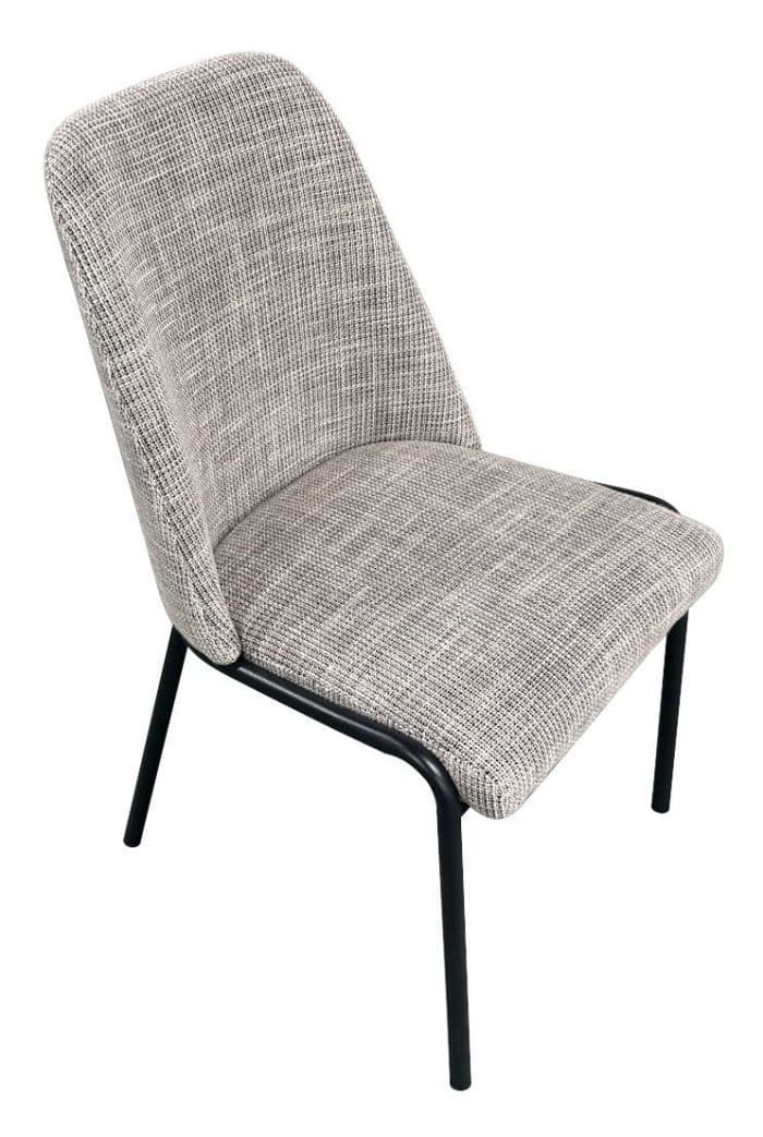CHAISE EN VELOURS - TAUPE - Image 2