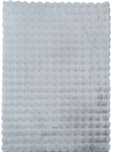 TAPIS RABBIT GAUFFRE - GRIS - 120 X 170CM - Image 2