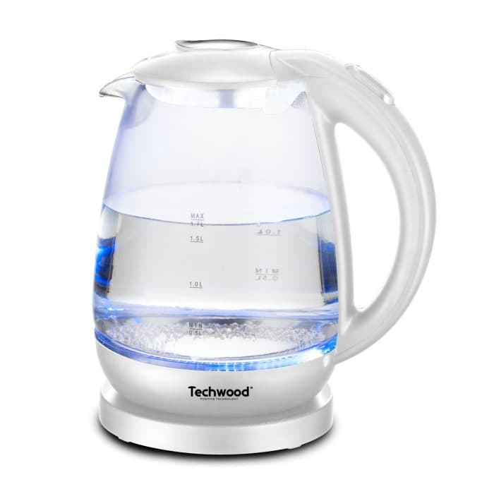 BOUILLOIRE EN VERRE SANS FIL 1,7 L 2200 W - TECHWOOD - Image 2