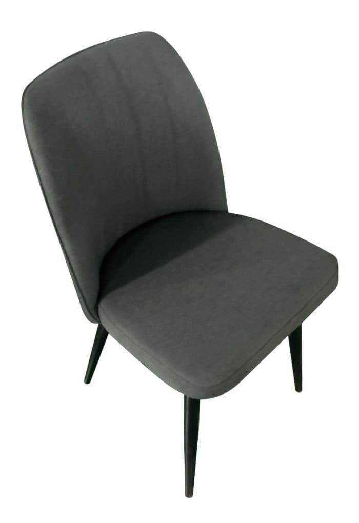 CHAISE EN TISSU - GRIS FONCE - Image 2