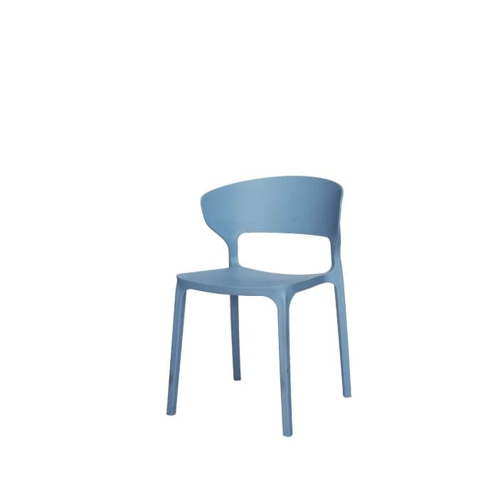 CHAISE PLASTIQUE - BLEU - Image 2