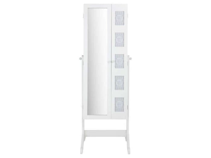 ARMOIRE À BIJOUX CHLOÉ AVEC MIROIR - BLANC - Image 2