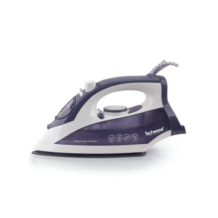 FER VAPEUR 2400 W DÉBIT VAPEUR 30 G/MIN SPRAY - VIOLET &amp; BLANC - TECHWOOD - Image 2