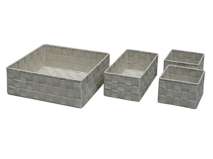 X4 PANIERS ESTELLE - GRIS - Image 2