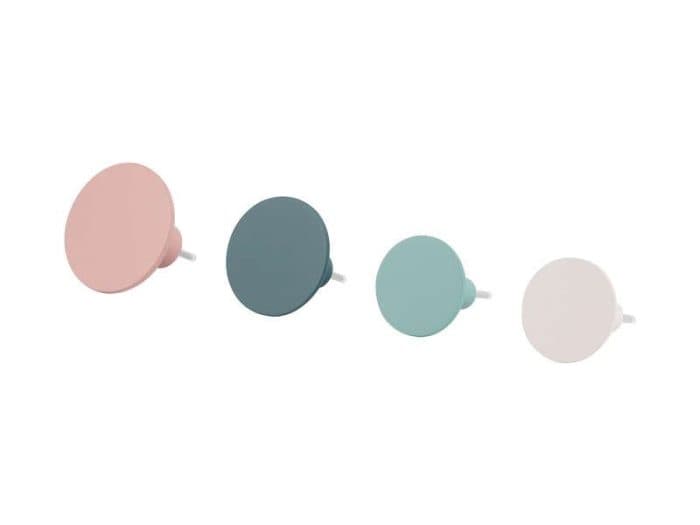 PATERE PASTEL X4 - COLORIS ASSORTIS - Image 2