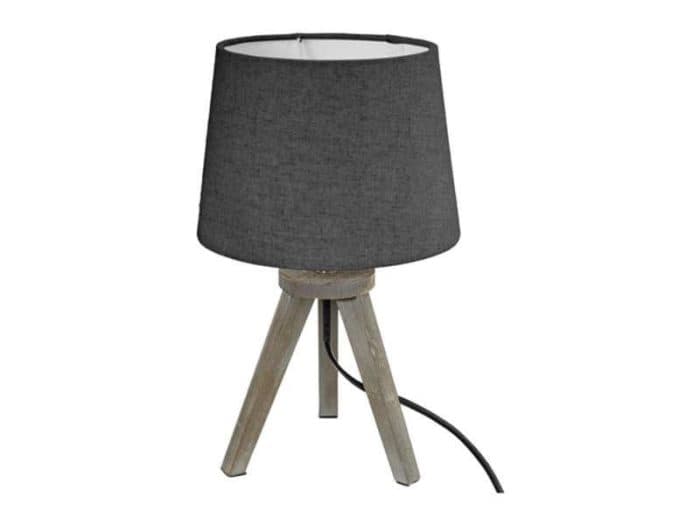 LAMPE BOIS - GRIS - Image 2