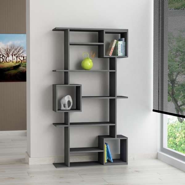 BIBLIOTHEQUE 9 CASES -  ANTRHACITE - Image 2