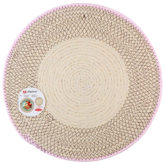 SET DE TABLE ROND - BEIGE - Image 2