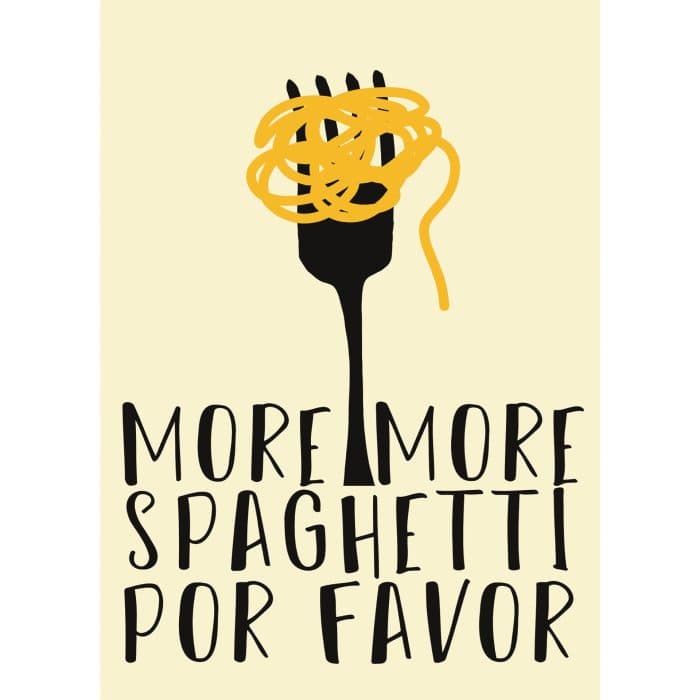 TABLEAU DÉCORATIF SPAGHETTI - Image 2