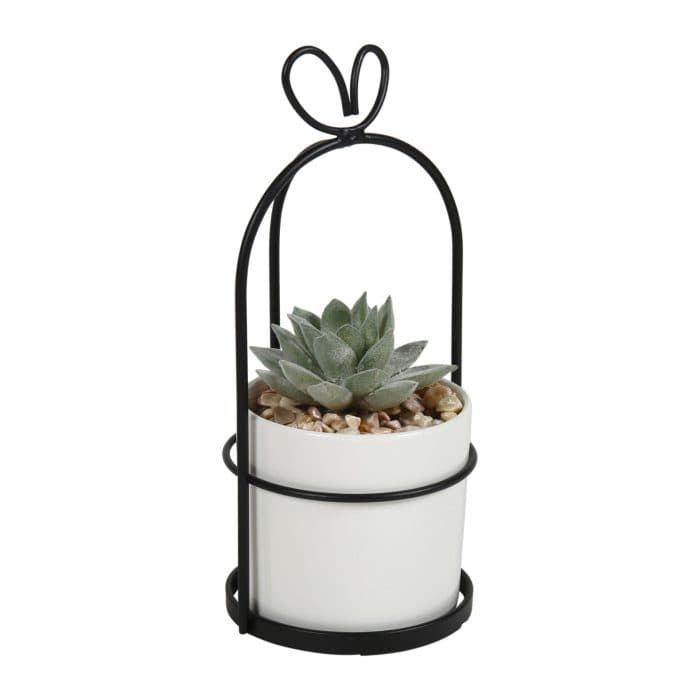 PLANTE CERCLAGE ARTFICIELLE - NOIR ET BLANC - Image 2