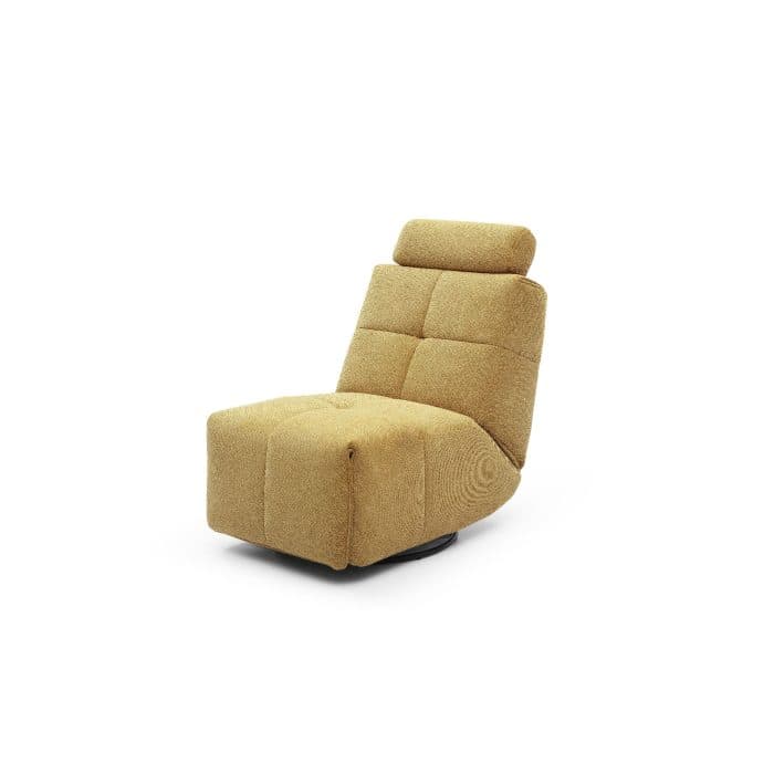 FAUTEUIL RELAX DESIGN - JAUNE - Image 2