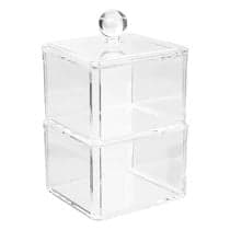BOITE COTON 2 COMPARTIMENTS - Image 2