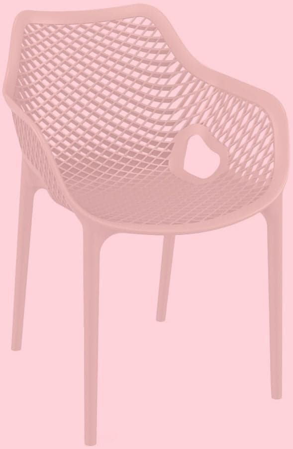 CHAISE PLASTIQUE - ROSE - Image 2