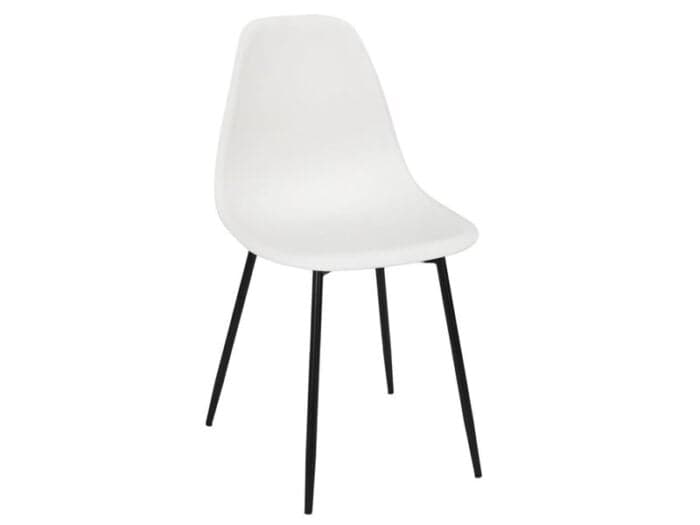 CHAISE PLASTIQUE GUSTAVE  - BLANCHE - Image 2