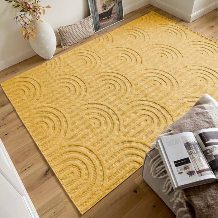 TAPIS RECTANGULAIRE - JAUNE - Image 2