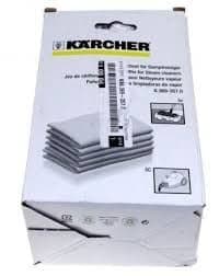 JEU DE LINGETTES MICROFIBRE SANS PELUCHE POLYESTER - BLANC - KÄRCHER - Image 2
