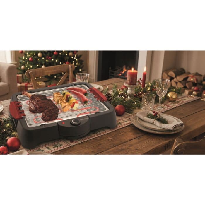 BARBECUE DE TABLE ÉLECTRIQUE 2000 W - NOIR - TECHWOOD - Image 2