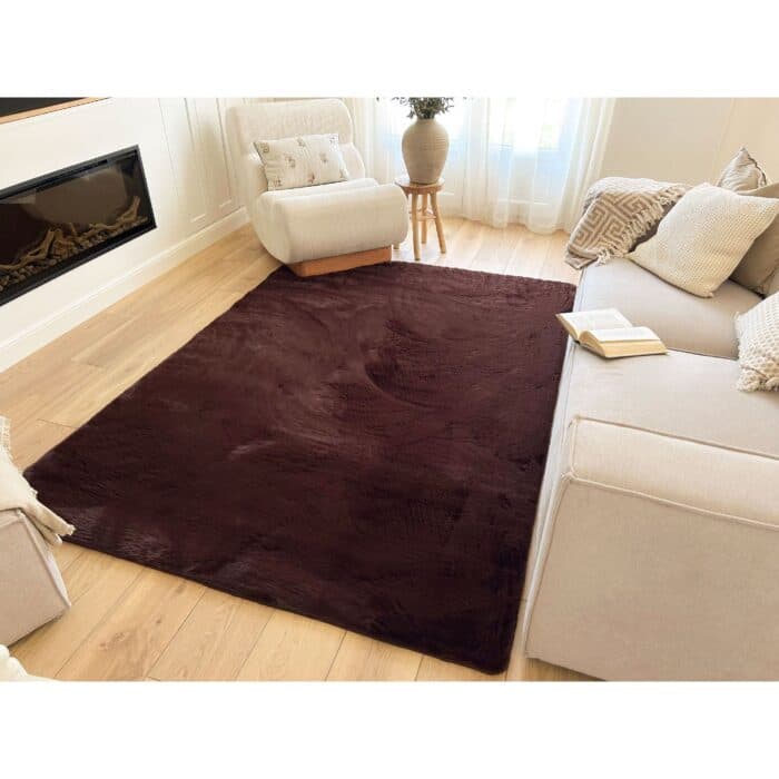TAPIS RECTANGULAIRE - MARRON - Image 2
